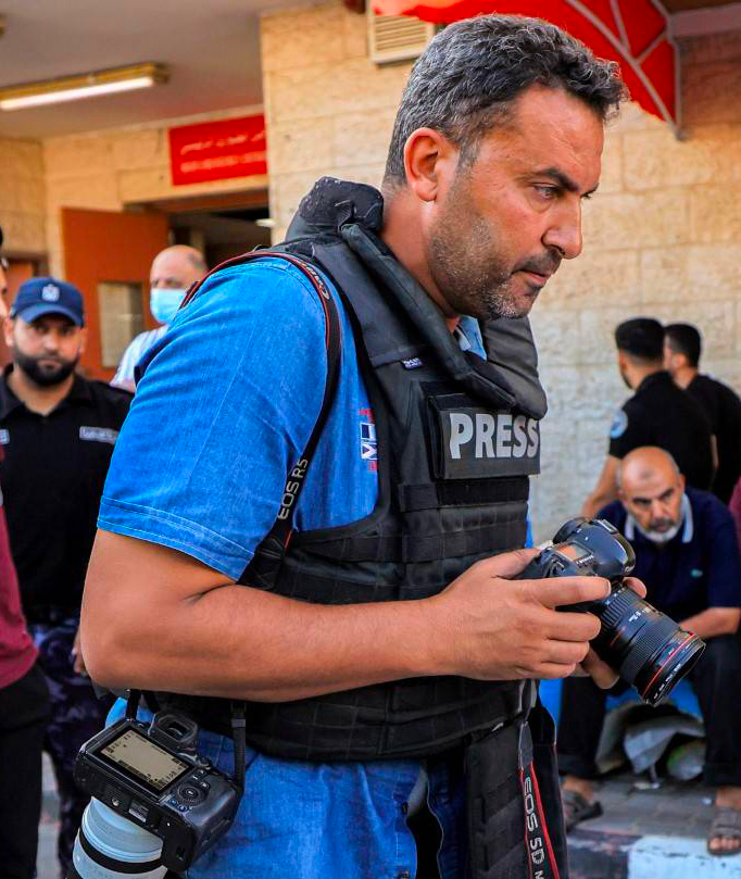 Le photographe de l'AFP Mahmud Hams