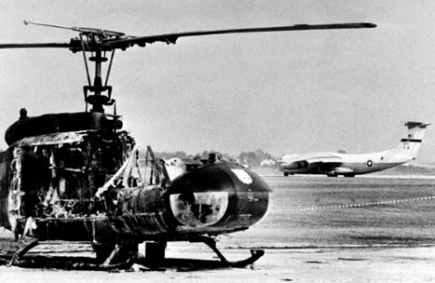 Base aérienne de Munich après la prise d'otages, le 07 septembre 1972
