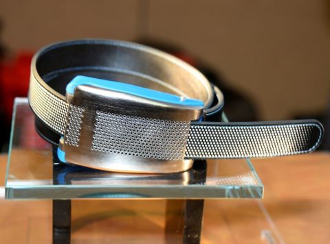 La ceinture connectée Belty prévient l'utilisateur en cas de prise de poids - Robyn Beck - AFP