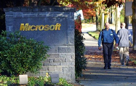 Le siège de Microsoft à Redmond, Etat de Washington - Dan Levine - AFP