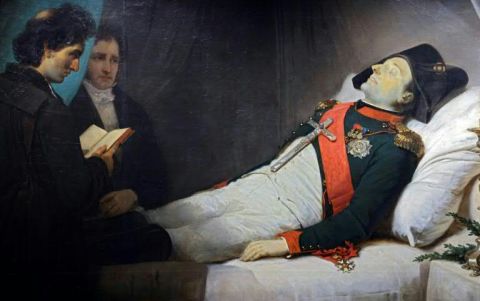 « Napoléon sur son lit de mort », peinture de Mauzaisse, musée de l'Armée à Paris - Thomas Coex - AFP