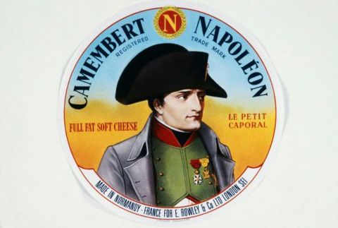 Boite de camembert à l'effigie de Napoléon en 1981 - AFP