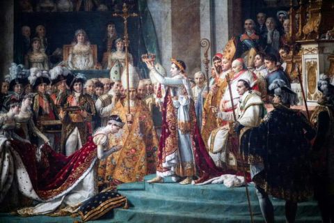 « Le Sacre de Napoléon », tableau de Jacques-Louis David au Musée du Louvre - Martin Bureau - AFP