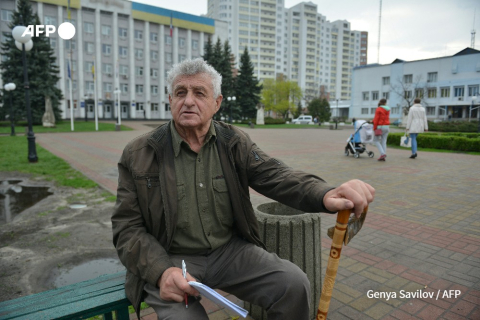 Igor Magala à Vychgorod, le 13 avril 2016 - Genya Savilov - AFP