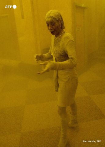A survivor of the World Trade Center attacks - Stan Honda - AFP