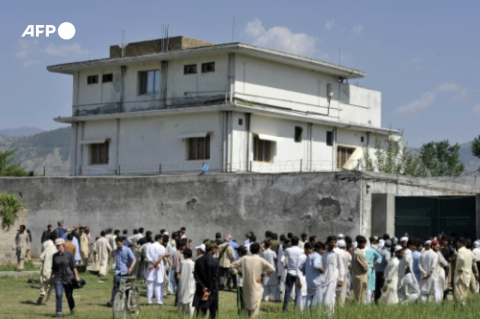 Villa à Abbottabad (Pakistan) où Ben Laden est tué le 02 mai 2011 - Aamir Qureshi - AFP