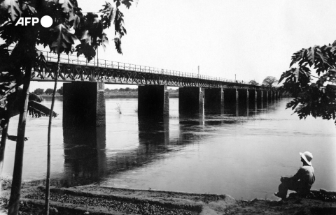Avril 1937, un colon au Soudan français (devenu Mali) - AFP