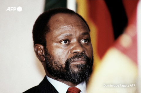 Samora Machel (Mozambique) en 1986 - AFP