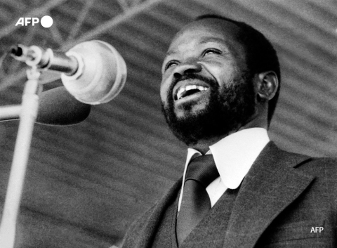 Samora Machel in 1976 - AFP
