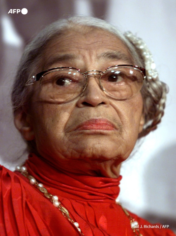 La militante Rosa Parks (Washington DC, 1999) - AFP