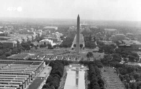 Grande marche pour l'emploi et la liberté (Washington, 1963) - AFP