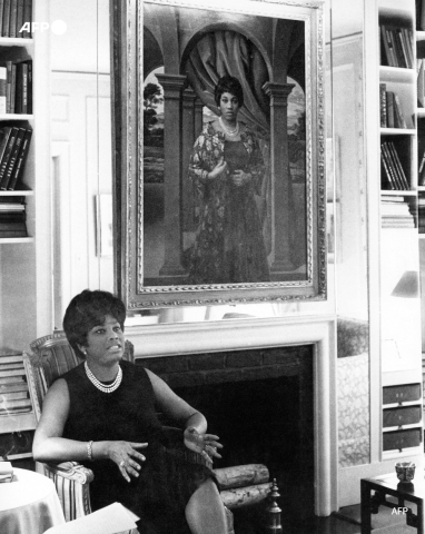 Soprano Leontyne Price (1966), one of the first leading black Americans at the Metropolitan Opera -  AFP