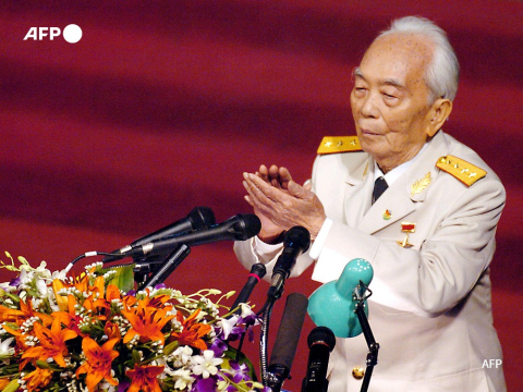 General Vo Nguyen Giap on May 5, 2004