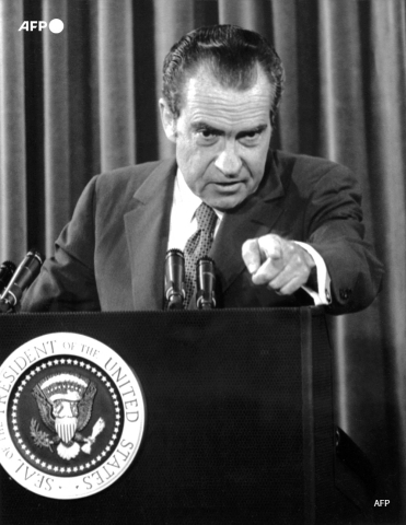 Richard Nixon on June 29, 1972 - AFP