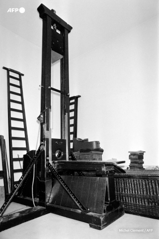 Guillotine à la prison de Fresnes en 1981 - Michel Clement - AFP