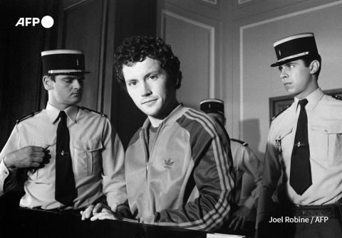 Juin 1982, Philippe Maurice, condamné à mort gracié, comparait pour la troisième fois aux assises - Joel Robine - AFP