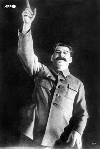 Joseph Stalin, pictured in Moscow in the 1930s - AFP 