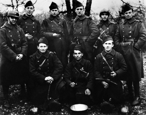 François Mitterrand, soldat en 1939 - AFP