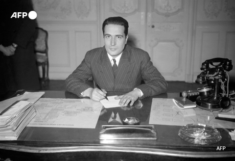 François Mitterrand en 1947 - AFP