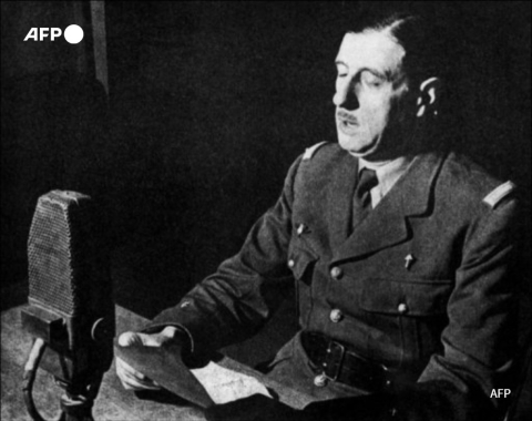 De Gaulle lance son appel à la résistance le 18 juin 40 - AFP