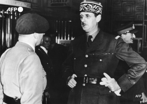 De Gaulle à Londres en 1940 - AFP