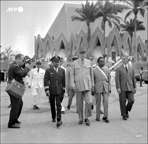 De Gaulle à Brazzaville - AFP