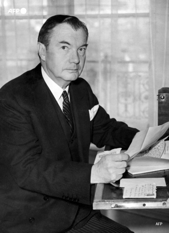 Undated file photo of Robert Jackson, the US prosecutor at the International Military Tribunal in Nuremberg. - AFP