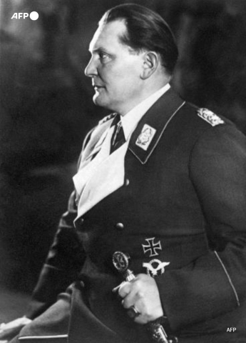 Portrait d'Hermann Goering en uniforme nazi datant de 1938 - AFP