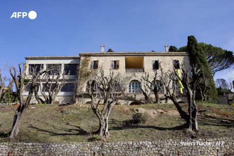 Photo de la villa de Mougins, prise en 2008, où le peintre passa la fin de sa vie - AFP