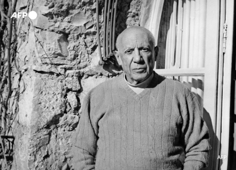 Pablo Picasso, le 3 février 1968 - AFP