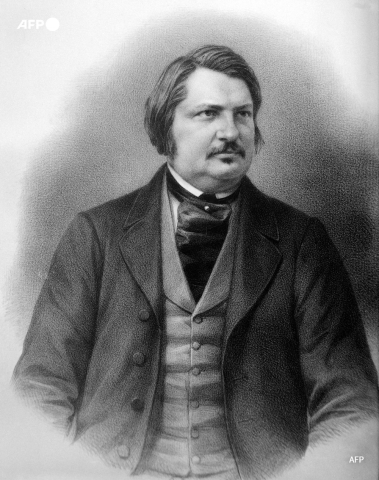 Gravure non datée d'Honoré de Balzac - AFP