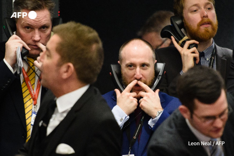 Salle de marché à Londres (Bourse aux métaux) en février 2016 - Leon Neal - AFP