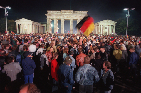 Berlin le 3 octobre 1990 - Gilles Leimdorfer - AFP