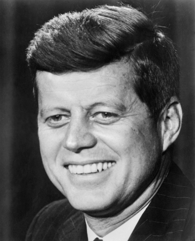 Le président américain John Kennedy en 1960 - AFP