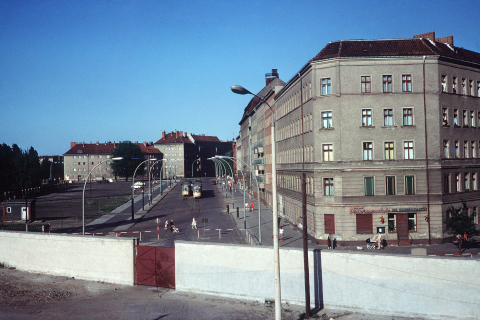 Le mur de Berlin en juin 1968 - AFP