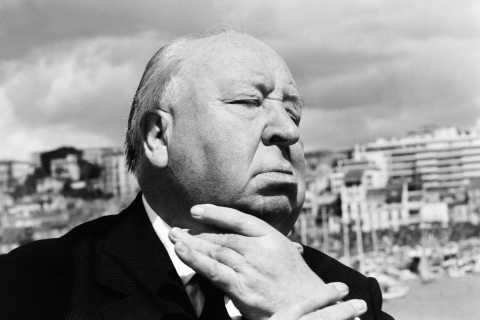 Le réalisateur Alfred Hitchcock photographié le 27 mai 1972 lors du 25e festival de Cannes - AFP