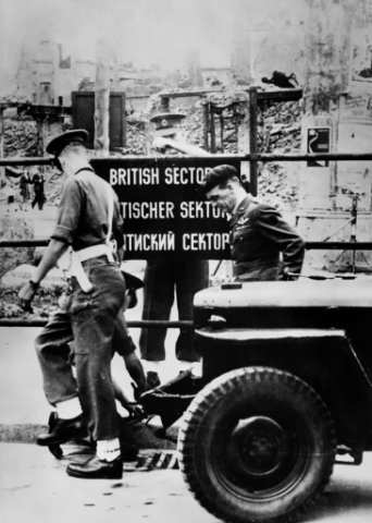 Le secteur britannique à Berlin en août 1948 - AFP