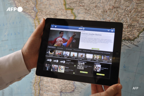 Présentation d'une application AFP sur tablette - AFP