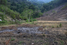 Lake Yojoa in Honduras on 27th May 2023 - Orlando SIERRA - AFP