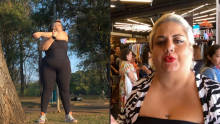 Amanda Momente, influenceuse et fondatrice d'une marque de sport grande taille
