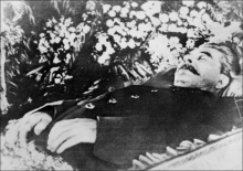 El cuerpo de Joseph Stalin en Moscú el 8 de marzo de 1953 - AFP