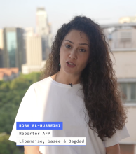 Roba El Husseini, reporter AFP
