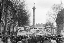 Manifestation de femmes le 8 mars